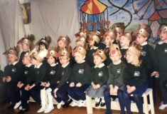 dated 1996 shows students putting on a christmas show