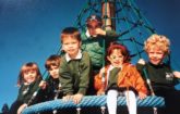 dated 1996 shows six haut-lac students on a playground game
