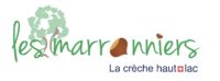 logo for les marronniers nursery in vevey