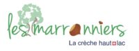 logo for les marronniers nursery in vevey