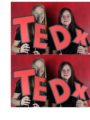 student organisers posing with the tedx logo